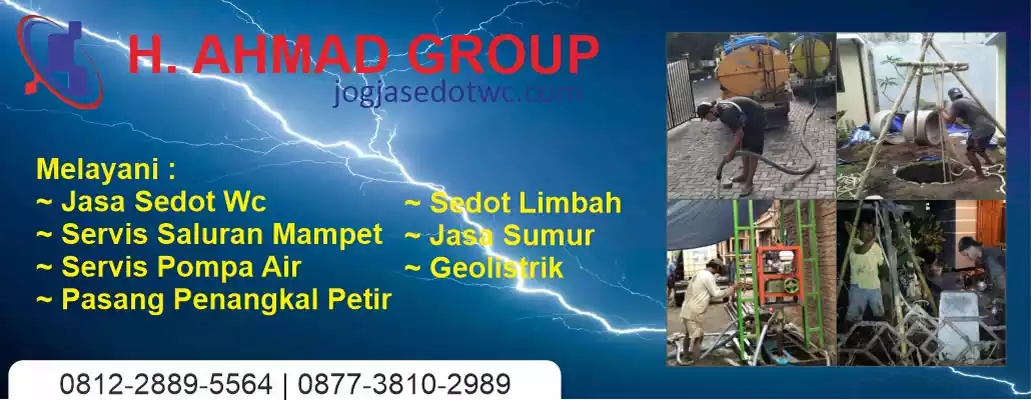 Jasa Sedot WC Yogyakarta Sleman Bantul H. Ahmad Group
